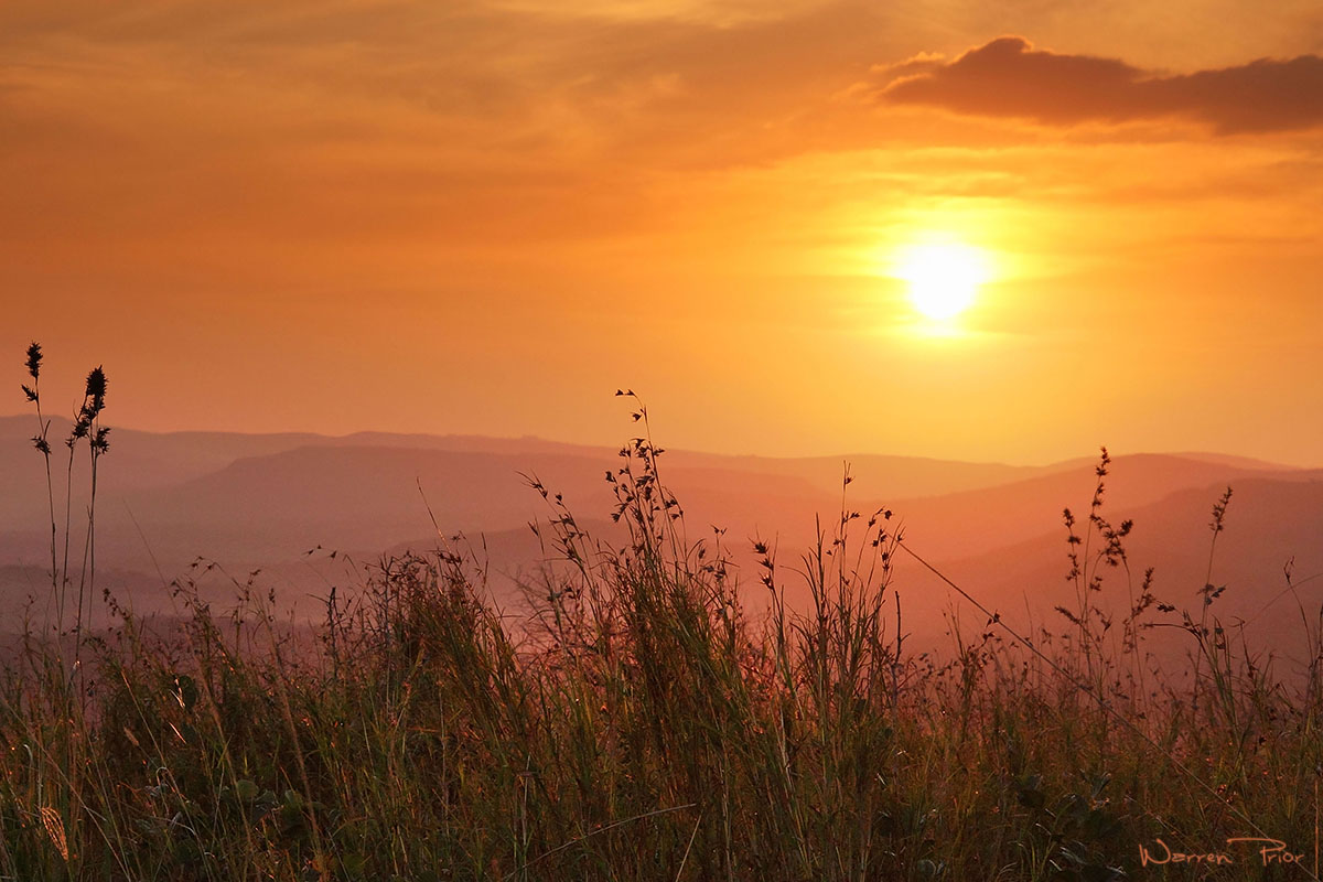 Sunset at Hluhluwe