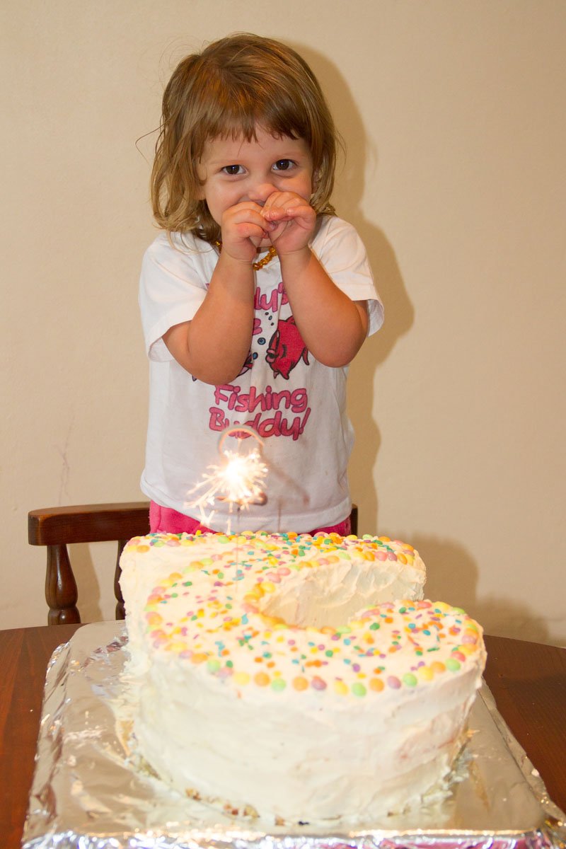 Emma and her cake