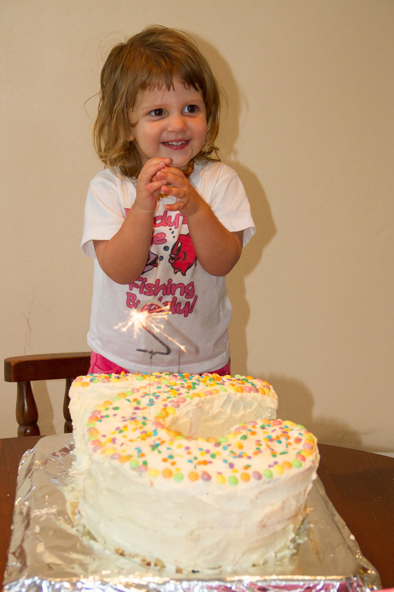 Emma and her cake