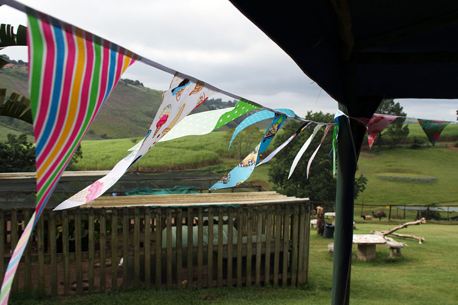 50m of bunting made by granny